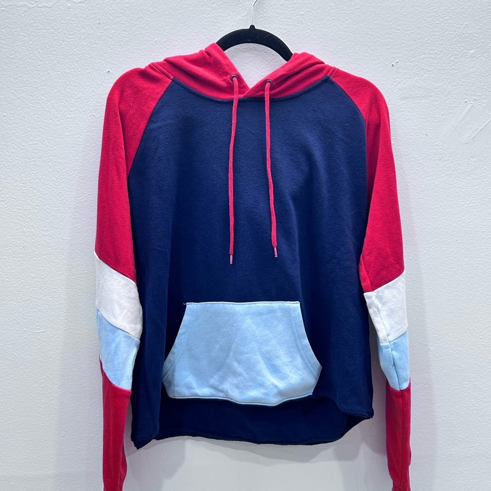 Zine Clothing Red and Navy Hoodie